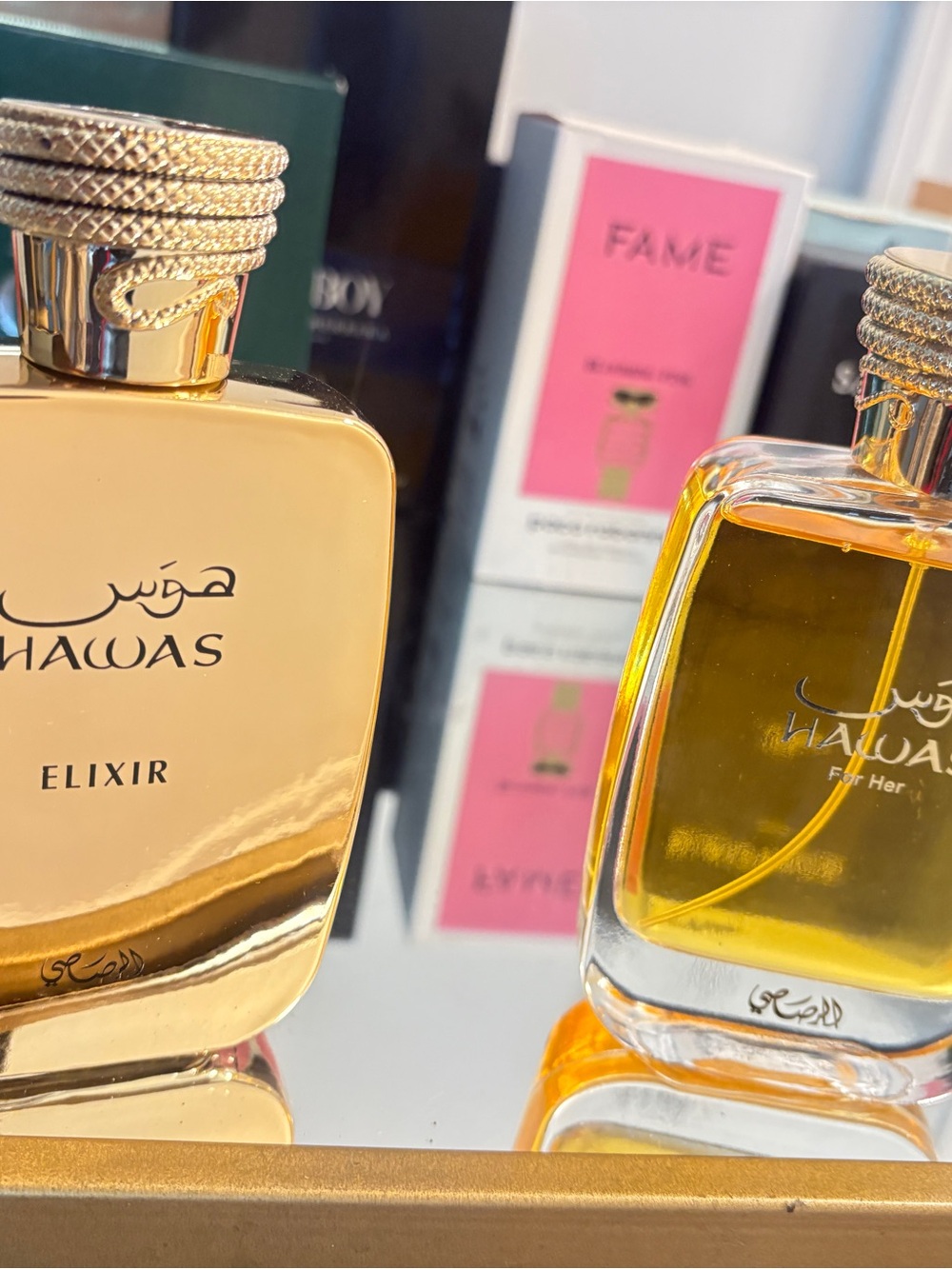 Hawas Elixir Women's Fragrance - Gold Bottle